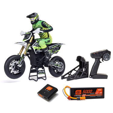Losi LOS-2310 Promoto-SM 1/4 Super Moto Motorcycle FXR White RTR